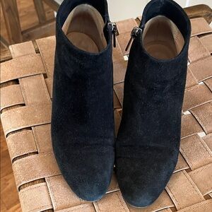Black Suede Hobbs ankle boots